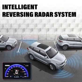 Auto Predné A Zadné Cúvanie Radar Parkovací Senzor Pomáhať Automatizované Parkovacie Inteligentný Monitor Digitálny Displej Pre Škoda Octavia
