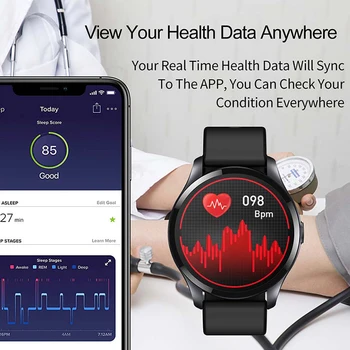 CHYCET Smart Hodinky Muž Smartwatch Ženy Srdcovej frekvencie, Krvného Tlaku Monitor Šport Fitness Vodotesný pre IOS Android Huawei Xiao