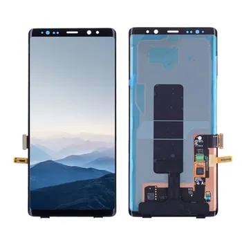 Displej Pre Samsung Galaxy Note 8 AMOLED Displej LCD Touch Digitalizátorom. Montáž Bezplatný Nástroj Pre Galaxy Note8 N9500 N9500F 6.3