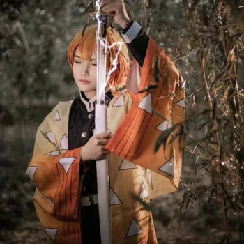 Horúce Anime Démon Vrah Agatsuma Zenitsu Kamado Nezuko Zenitsu Shinobu Úlohu Hrať ženské Kimono Úlohu Hrať Kostým Parochňu