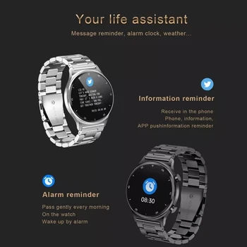 LIGE Móda Šport Mužov Smart Hodinky, Náramok Smartwatch Fitness Tracker plne Dotykový Nepremokavé Smart-hodinky, Hodiny Pre Android, IOS